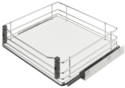 Выдвижная внутреняня корзина Hafele Elegance, в базу 450мм, дно ДСП, без направляющих